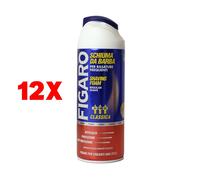 12 X Figaro Schiuma Da Barba Classica 400 Ml Regular Shave