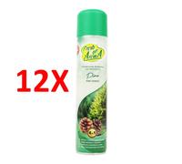 12 X Fresh Aroma Deo Per Ambiente Spray Pino 300 Ml.