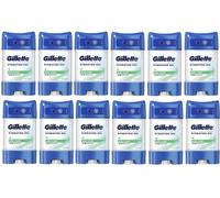 12 x Gillette Profumo di Aloe Deodorante Antitraspirante Gel Idratante Traspa...