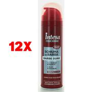 12 X Intesa Pour Homme Schiuma Da Barba Barbe Dure 300 Ml