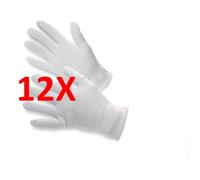 12 X La Piacentina Sottoguanti Cotone "style 2" Ce Cat.1