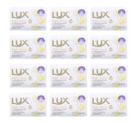 12 x Lux Bright Impress Sapone delicato profumo camelia giapponese e olio di agrumi, 80 g ciascuno