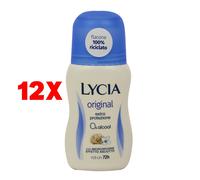 Lycia - Deodorante Roll on Original, Senza Alcool, Efficacia 72 ore, con Microspugne Effetto Asciutto, 50ml