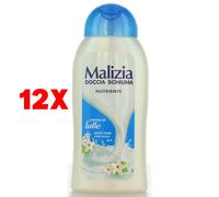 12 X Malizia Docciaschiuma Nutriente Crema Di Latte 300 Ml