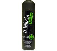12 x MALIZIA UOMO Schiuma Barba Vetyver 300 ML