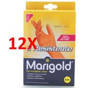 12 X Marigold Guanti Il Resistente Piccolo