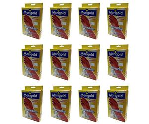 12 x MARIGOLD Guanti Lattice Il Sensibile Taglia S In Scatola 2 PEZZI