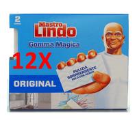 12 X Mastro Lindo La Gomma Magica 2 Pz.