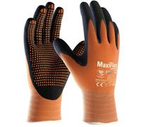 12 X MaxiFlex Endurance 42-848 Nitrile Schiuma Micro Dot Palma Guanti Lavoro