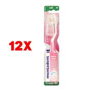 12 X Mentadent Spazzolino Denti Soft Sensitive Expert Con Coprisetole