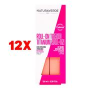 12 X Naturaverde Professional Cera Depilatoria Roll-on Titanio Tutti I Tipi Di