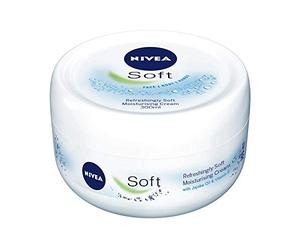 12 x NIVEA Crema Idratante Rinfrescante Soft Multiuso Vaso 300 Ml