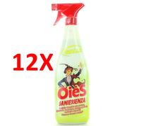 12 X Oies Saniessenza Gialla Profuma Ambiente, Desodorizza, Deterge, Spolvera,