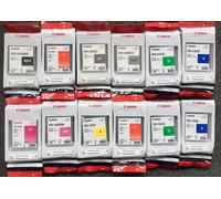 12 X Originale Inchiostro Canon iPF6300 iPF6350/PFI-105 PFI-106 Cartuccia Set