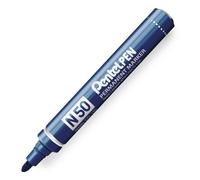 12 X Pentel N50 Pennarello Indelebile Proiettile Punta - Scrive A 2mm Linea