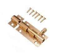 12 X Porta Bulloni Ottone Privacy Chiavistello Scorrevole Gancio + Custode 5.1cm