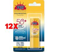 12 X Prep Solare Stick Protettivo Contorno Occhi, Labbra E Zone Sensibili Spf50