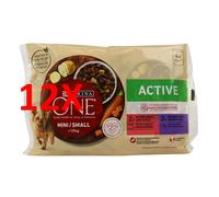 Purina One Dog Mini/Small Active Manzo e Anatra 4x85gr