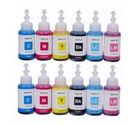 12 X Ricarica Inchiostro per Epson Ecotank L800 L805 L810 L850 L1800 Et Premium