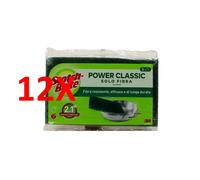 12 X Scotch Brite Strofinetto Verde 3 Pezzi