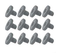 12 x set di portarotolo inferiore cestello scorrevole per Neff per | Set di 12 pezzi, su misura per cestello inferiore, plastica grigia, sostituisce le vecchie parti, facile montaggio