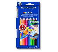 12 X Staedtler Noris Club Idrosolubile Matite Colorate - Anti-rottura Mine