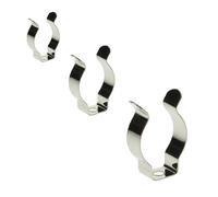 12 X Terry Strumento Clip Aperto Tipo BZP Carbonio Molla Acciaio Grips Dn. 13mm