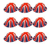 12 X Union Jack Bandiera Plastica Bombetta 80th Ve Giorno Anniversario Inglese