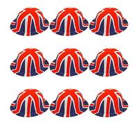 12 X Union Jack Bandiera Plastica Bombetta 80th Ve Giorno Anniversario Inglese