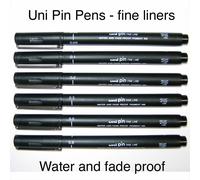 12 X Universale Sfera Pin Disegno Penna Fineliner Ultra Fine Line Marker - IN 5