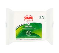 12 x VAPE DERM HERBAL Salviette Antipuntura 15 Pezzi
