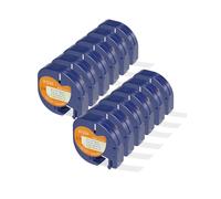 12 x Veson Kompatibile per Dymo Paper White 12mm x 4m Compatibile con Dymo LetraTag Etikettenband 91220 S0721510 per Dymo Letratag LT-100H、LT-100T、LT-110T、QX50、XR、XM, Etichetta Nera su Bianco