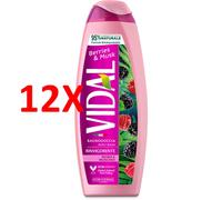12 X Vidal Bagno Schiuma 500 Ml Mora & Muschio