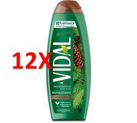 12 X Vidal Bagno Schiuma 500 Ml Pino Original