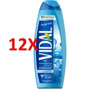 12 X Vidal Bagno Schiuma 500 Ml Polar Ice