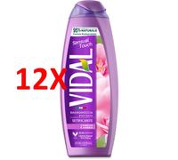 12 X Vidal Bagno Schiuma 500 Ml Sensual Touch