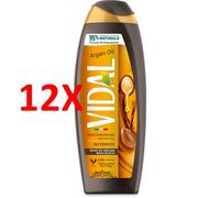 12 X Vidal Doccia Schiuma250 Ml Argan Oil