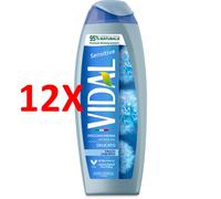 12 X Vidal Doccia Schiuma250 Ml Talco