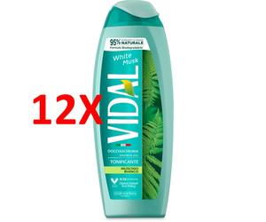 12 X Vidal Doccia Schiuma250 Ml White Musk