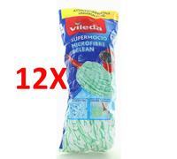 12 X Vileda Super Mocio Microfibre & Clean