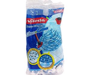 12 x VILEDA Supermocio Fiocco Capa Microfibre + Cotton