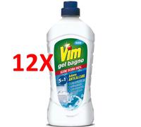 12 X Vim Gel Bagno 5in1 Anticalcare 1000 Ml