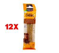 12 X Vitakraft Chews Long Lasting Osso Masticabile Per Cane Medio 14cm