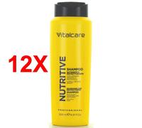 12 X Vitalcare Nutritive Shampoo Nutriente E Ristrutturante - Con Ceramidi Vege