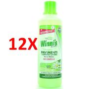 12 X Winni's Detergente Pavimenti Igienizzante 40 Lavaggi 1 Lt