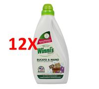 12 X Winni's Detersivo Bucato A Mano Liquido Ipoallergenico Capi Preziosi E Bab