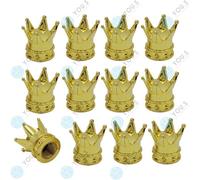 12 X You.S Alluminio Corone Coperture Valvole Oro Con Tenuta per Camion Auto -