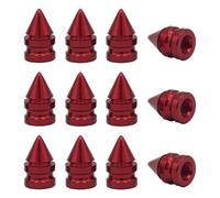 12 X You.S Coperture Valvole Chiodi Pneumatici Rosso Metallico per Auto Tir Moto