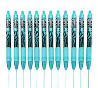 12 X Zebra Z-Grip Smooth Penna A Sfera - Striscia Fiammeggiante Blu - Blu