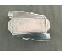 12 "x12 "X4.5" Universale Aria ad Acqua di Alluminio Liquido Intercooler Turbo 180 Gradi Ingresso Uscita 3" 76mm Tubo Bar & Piastra Scambiatore di Calore